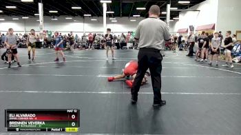 84 lbs Round 3 (8 Team) - Brennen Veverka, Dynasty Ruthless/U2 vs Eli Alvarado, Daniel Cormier WA