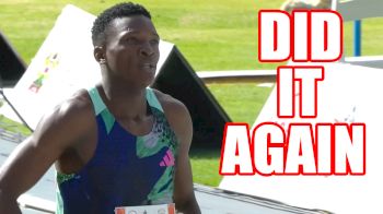 Muzala Samukonga Wins Back-To-Back Continental Tour 400m, New Meet Record!