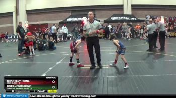 50 lbs Semis (4 Team) - Brantley Prine, Ares Black vs Doran Withrow, Carolina Hammer Squad