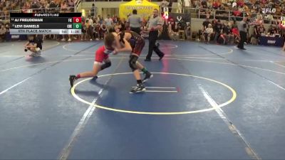 108 lbs 5th Place Match - Aj Freudeman, Field vs Levi Daniels, Crestwood
