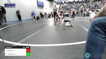 46 lbs Rr Rnd 3 - Lucas Alcantar, Comanche Takedown Club vs Carsyn Holcomb, Tecumseh Youth Wrestling
