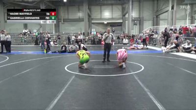 125 lbs Cons. Round 3 - Gabriella Cervantes, Pratt Wrestling Club vs Naomi Mayfield, Trailblazer