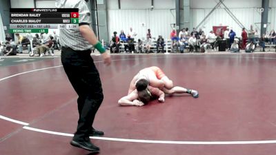 197 lbs Quarterfinal - Brendan Raley, Coast Guard vs Charles Maloy, Western New England