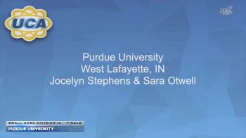 Purdue University [2026 Small Coed Division IA Finals] 2026 UCA & UDA College Cheerleading and Dance Team National Championship