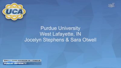 Purdue University [2026 Small Coed Division IA Finals] 2026 UCA & UDA College Cheerleading and Dance Team National Championship