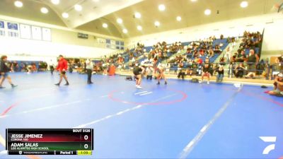 157 lbs Quarterfinal - Adam Salas, Los Alamitos High School vs Jesse Jimenez, Corona 100