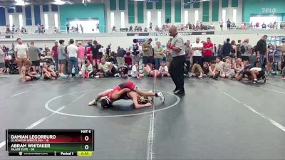 84 lbs Semifinal - Abram Whitaker, Killer Elite vs Damian Legorburo, Gladiator Wrestling