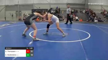 150 lbs Prelims - Emma Thompson, OK Supergirls Red vs Elizabeth Mullendore, Bedlam