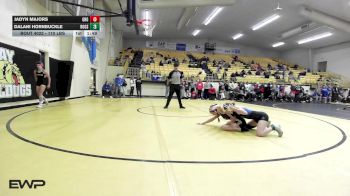 110 lbs Semifinal - Jadyn Majors, Grove vs Dalani Hornbuckle, Rogers High School Girls