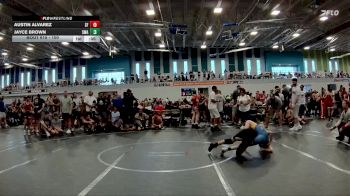 100 lbs Semifinal - Austin Alvarez, Scorpions FL vs Jayce Brown, Slate Wrestling Academy