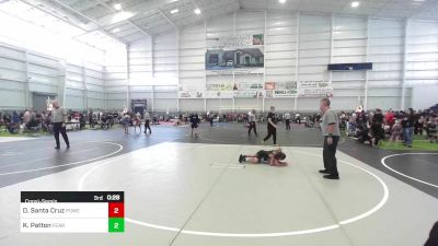 62 lbs Consolation - Daniel Santa Cruz, Powerline Wrestling vs Kaiden Patton, Fearless WC