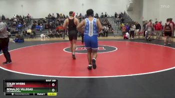 215 lbs Round 3 - Colby Myers, Solon vs Ronaldo Villegas, Columbus/WMU