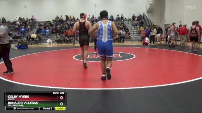 215 lbs Round 3 - Colby Myers, Solon vs Ronaldo Villegas, Columbus/WMU