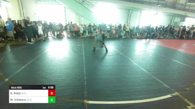 82 lbs Quarterfinal - Aiden Alejo, Outlaws WC vs Micah Villatoro, Jets