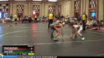 120 lbs Round 5 (6 Team) - Travis Bucklew, Olympia National Team vs Cole Rose, Revival Yellow