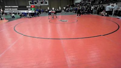 120 lbs Cons. Round 1 - Malaki Fanning, Belton vs Sawyer Baker, El Reno