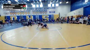 150 lbs Champ. Round 3 - Marlo Jimenez, Somerset Academy vs Alcides Martinez, Christopher Columbus High School