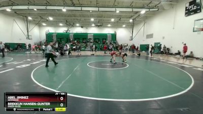 106 lbs Round 5 - Brekkun Hansen-Gunter, Green River vs Abel Jiminez, Kemmerer