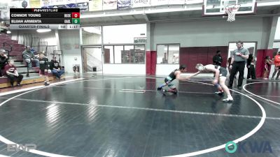 110 lbs Quarterfinal - Connor Young, Huskey Wrestling Club vs Elijah Armenta, Oakley Wrestling Club