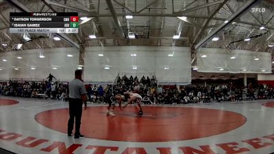 125 lbs 1st Place Match - Dayson Torgerson, Colorado Mesa vs Isaiah Gamez, Adams State