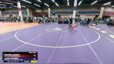 63 lbs Round 1 - Victoria Quiroz, Dead Shot Wrestling Club vs Aydan Ramirez, Brazos Valley Wrestling Club