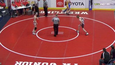 132 lbs Consy Rd 1 - Andrew Gonzales, Trinity vs Zach Shaffer, Curwensville