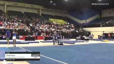 Vivek Sura - Floor, Paragon National Training Center - 2021 USA Gymnastics Development Program National Championships