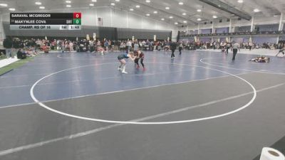 120 lbs Champ. Rd Of 16 - Makynlee Cova, Silverback RTC vs Saraval McGregor