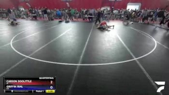 120 lbs Quarterfinal - Carson Doolittle, IA vs Griffin Rial, CO