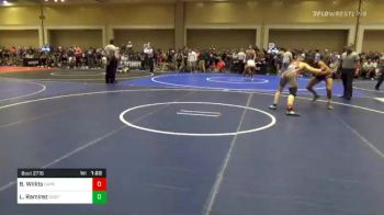 Match - Brody Willits, Caprock High School vs Logan Ramirez, Castro Valley