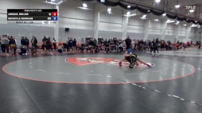 138 lbs Champ. Round 2 - Mckayla Bonham, Eastern Oregon vs Abigail Miller, Tiffin