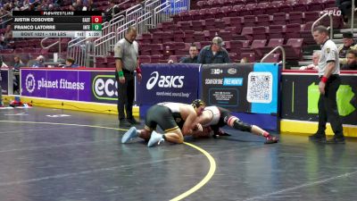 189 lbs First Round - Justin Cosover, Easton Area vs Franco Latorre, Interboro