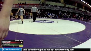 135 lbs Finals (2 Team) - Brooklyn Zimmerman, Lincoln East Girls vs Kyler Zimmerman, Conestoga Girls