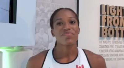 Phylicia George looks for Olympic hardware at 2012 Toronto Internationlal Games