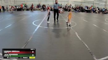 40 lbs Round 3 (8 Team) - Hannah Gregula, SHWA vs Jack Kemmerer, NOVA WC