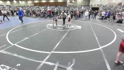 58 lbs Consi Of 8 #1 - Fitz Moreno, Red Wave WC vs Hagen Heinan, Douglas County Grapplers