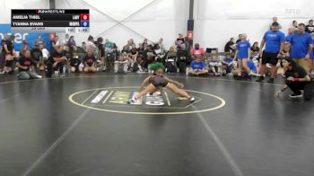 29 lbs Rr Rnd 5 - Amelia Thiel, Lady Warriors United - W vs Tyanna Evans, MGW Monkey Business - W