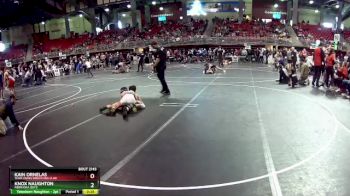 117 lbs Quarterfinal - Knox Naughton, Nebraska Boyz vs Kain Ornelas, Team Zapas Wrestling Club