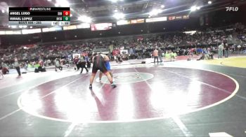 285 lbs Champ. Round 2 - Israel Lopez, Nyssa vs Angel Lugo, Sunnyside