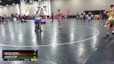 190 lbs Finals (8 Team) - Leeson Allen, Reservoir Dogs vs Colton Lemons, Viking Wrestling Club