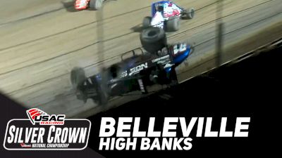 Highlights | 2023 USAC Silver Crown at Belleville High Banks