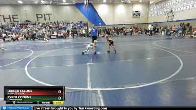 50 lbs Cons. Semi - Ryker Coggins, Team Prestige vs Ledger Collins, Olympus-Skyline