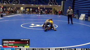 120 lbs Cons. Round 3 - Brady Adams, Tallassee vs Aaron Phillips, Huntsville