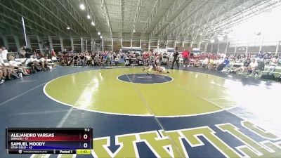 113 lbs Quarterfinals (8 Team) - Alejandro Vargas, Oregon vs Samuel Moody, Utah Gold