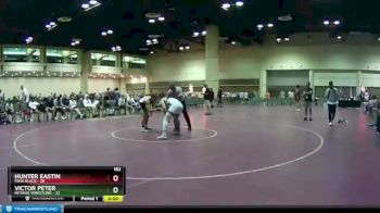 182 lbs Round 9 (10 Team) - Hunter Eastin, MXW Black vs Victor Peter, Intense Wrestling