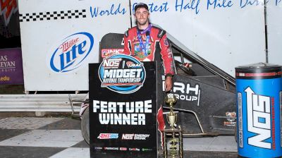 Zach Daum Strikes At Belleville For First USAC Midget Win Since 2014