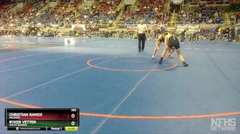 132 lbs Cons. Round 2 - Ryker Vetter, South Border vs Christian Ramos, Killdeer