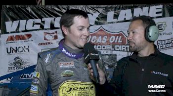 Ricky Thornton Jr. Reacts After Lucas Oil Late Model Win At 34 Raceway