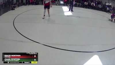 118 lbs Cons. Round 2 - Gracie Wortman, Nebraska vs CeAnn McIntosh, 308 Wrestling Academy