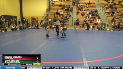 60 lbs Semifinal - Gavin Boehlke, No Nonsense Wrestling vs Brooks Lanners, Dakota Boyz